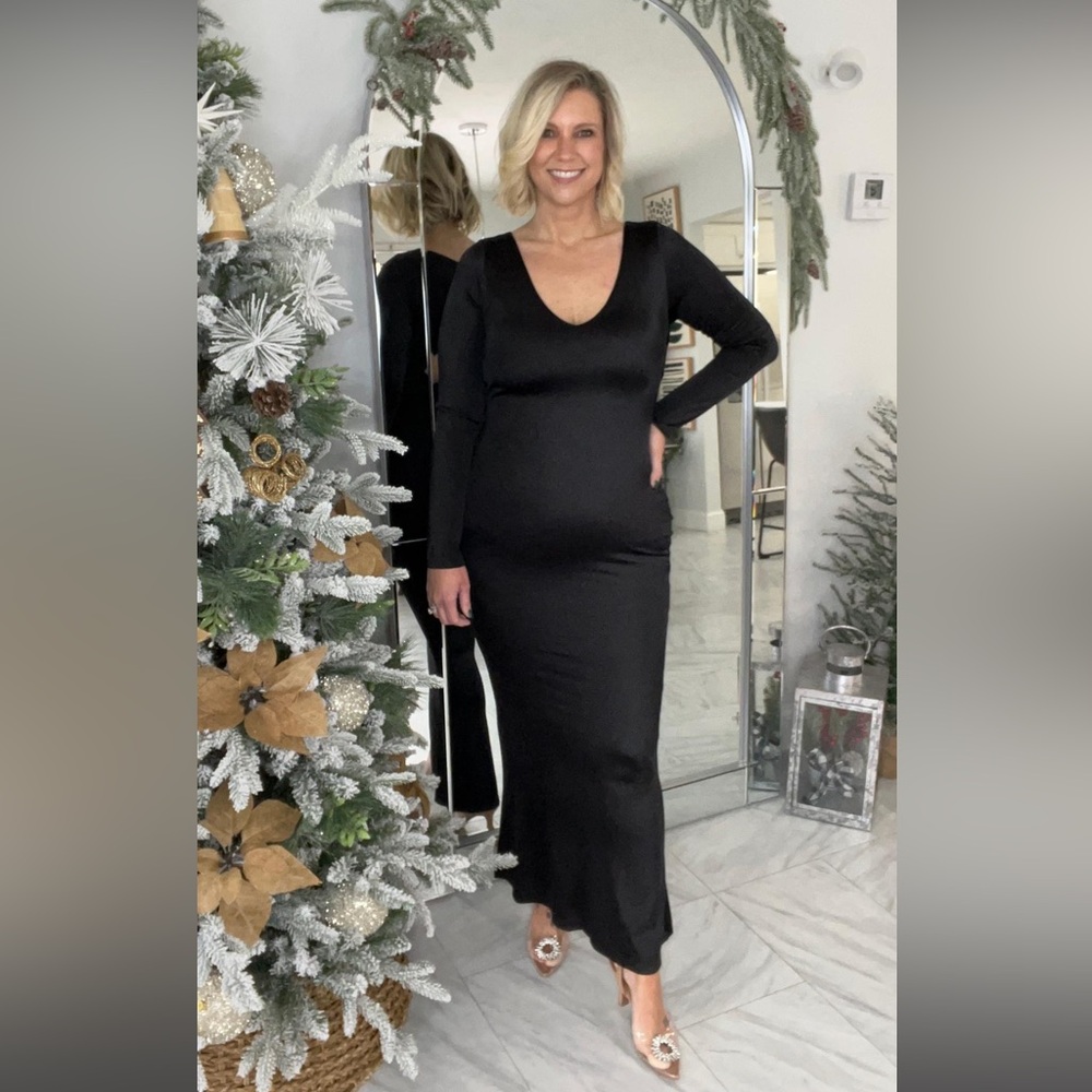 Popilush Long Sleeve Maxi Dress